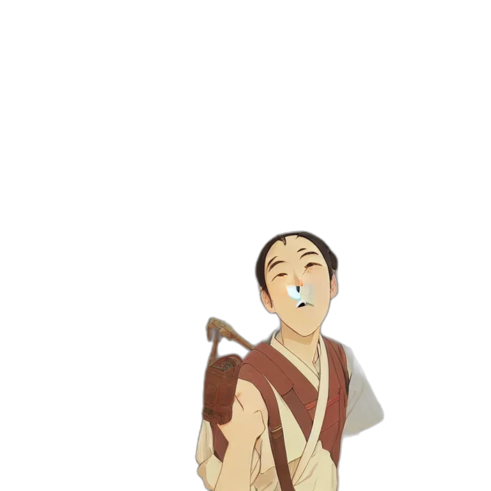 staff, creature, concept art, cartoon transparent PNG cut-out