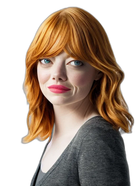 face, mask, hair, photorealistic transparent PNG cut-out