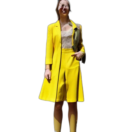 dress, jacket, staff, 3d render, concept art, photorealistic, cyberpunk, golden transparent PNG cut-out