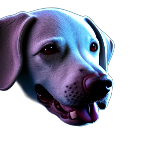 animal, face, staff, creature, 3d render, photorealistic, concept art, cartoon transparent PNG cut-out