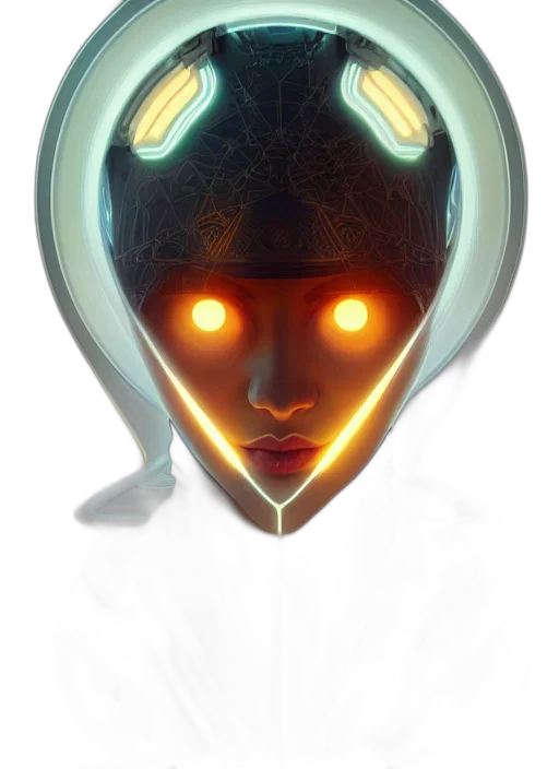 mask, robot, face, crown transparent PNG cut-out