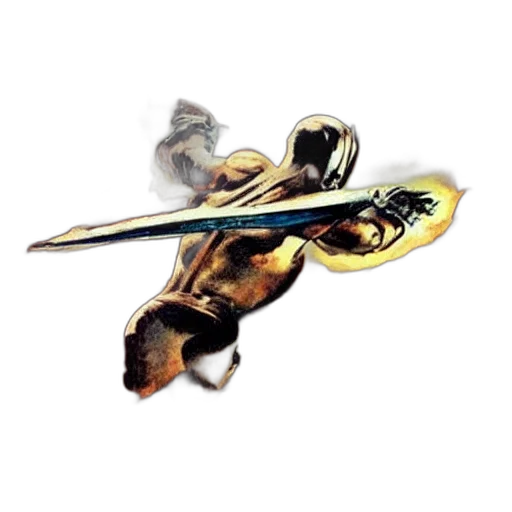 weapon, sword, robot, staff transparent PNG cut-out