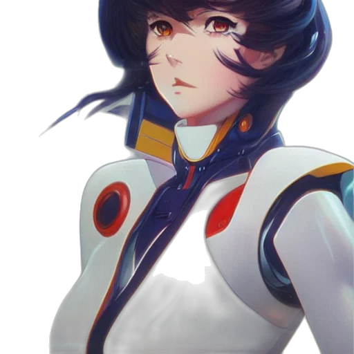 robot, face, staff, jacket transparent PNG cut-out