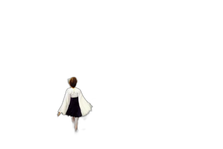 dress, jacket, umbrella, robot, pixel art, concept art, anime, watercolor transparent PNG cut-out