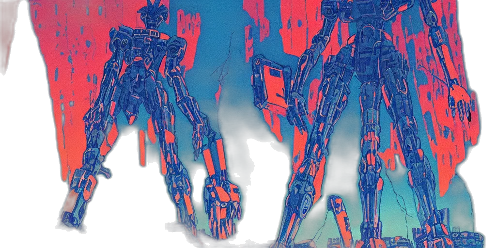 robot, weapon, creature, cyberpunk transparent PNG cut-out