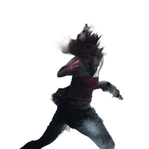 mask, creature, dragon, hair, concept art, 3d render, photorealistic, comic book art transparent PNG cut-out