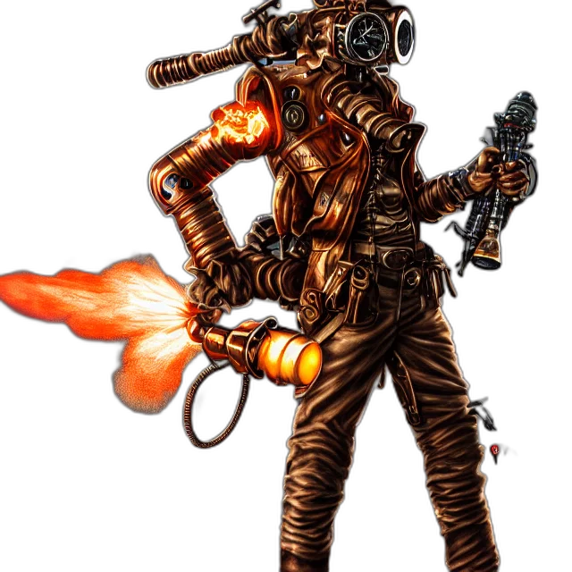 staff, weapon, robot, concept art transparent PNG cut-out