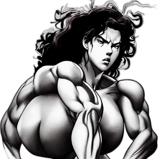 weapon, hair, comic book art, concept art transparent PNG cut-out
