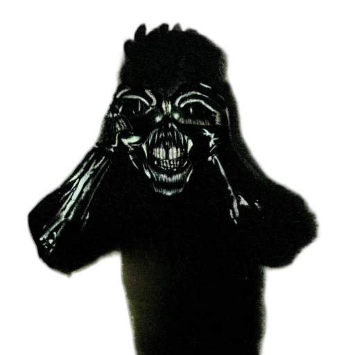 mask, creature, face, jacket transparent PNG cut-out