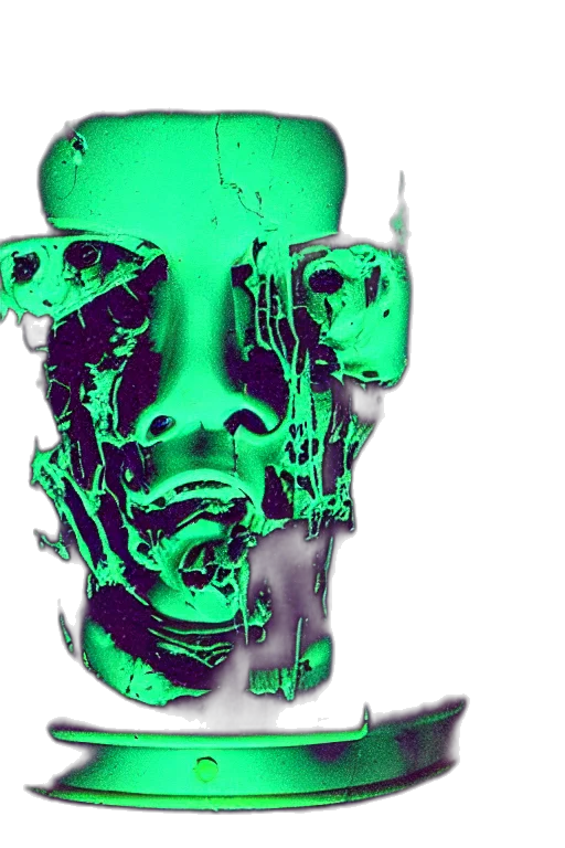 mask, robot, face, cyberpunk transparent PNG cut-out