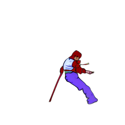 staff, sword, weapon, robot, pixel art, concept art, 3d render, comic book art transparent PNG cut-out