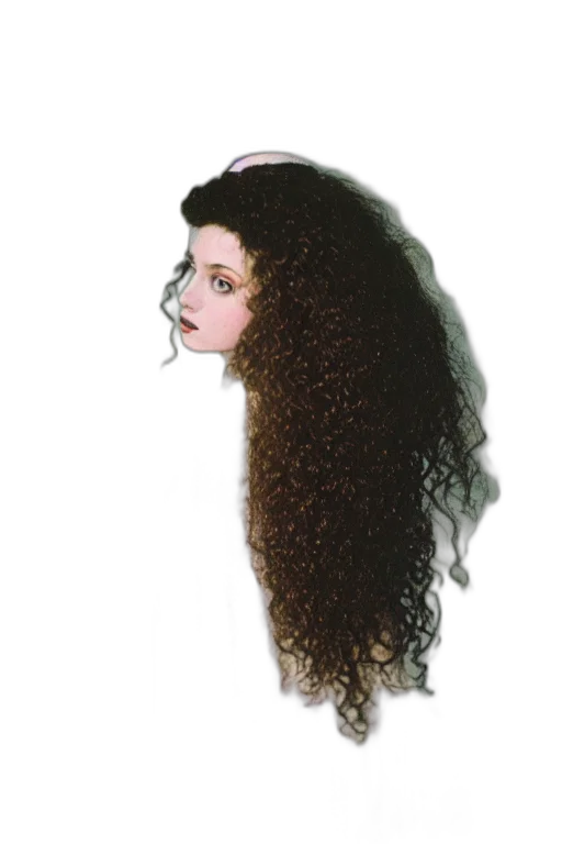 hair, staff, crown, face transparent PNG cut-out