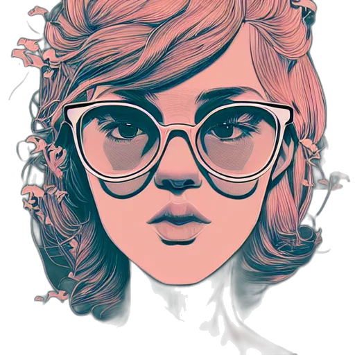 face, mask, hair, crown, comic book art, cartoon, fantasy art, concept art transparent PNG cut-out