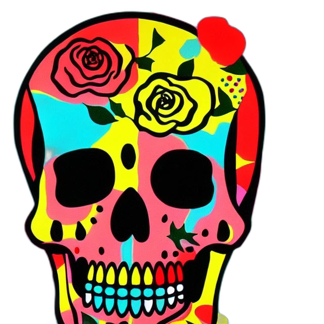 mask, face, flower, concept art, photorealistic, cartoon, pixel art, red transparent PNG cut-out