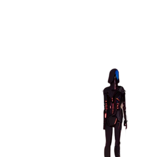 dress, robot, jacket, creature transparent PNG cut-out