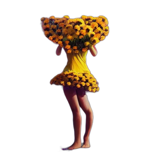 dress, flower, food, crown transparent PNG cut-out