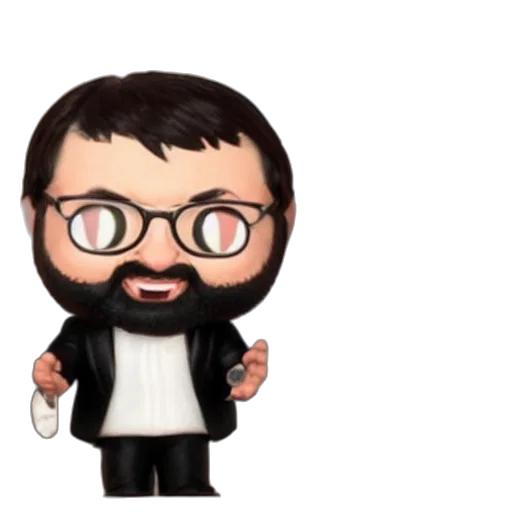 staff, cartoon, concept art, pixel art, 3d render, mariano, rajoy, funko transparent PNG cut-out