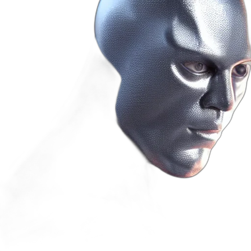 mask, face, robot, creature transparent PNG cut-out