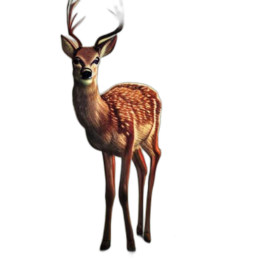 animal, creature, crown, staff, concept art, 3d render, photorealistic, pixel art transparent PNG cut-out