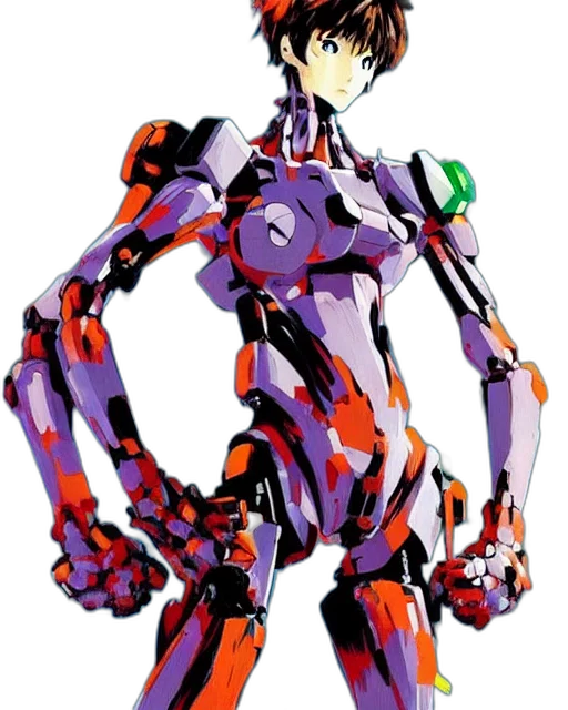robot, weapon, concept art, cyberpunk transparent PNG cut-out