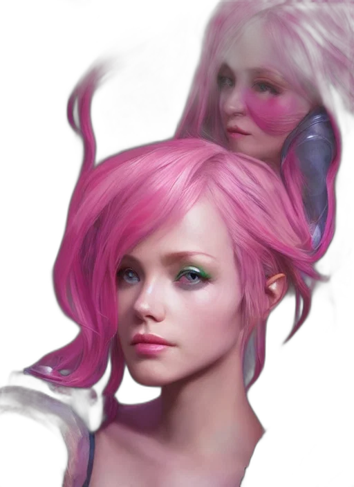 face, hair, concept art, fantasy art transparent PNG cut-out