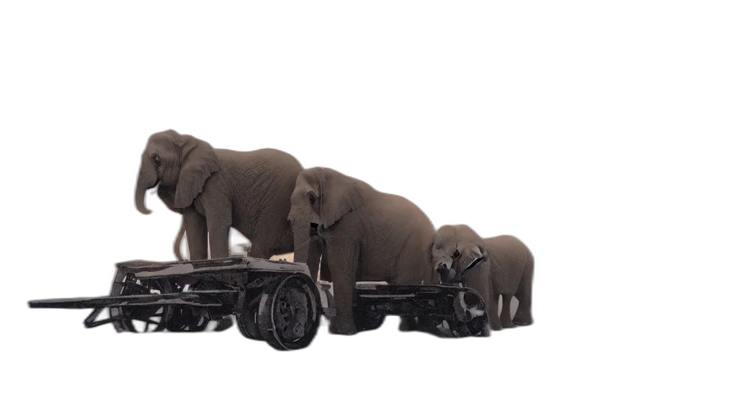car, animal, 3d render, concept art transparent PNG cut-out