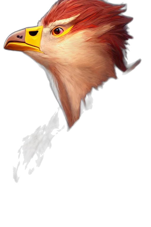 animal, crown, staff, face, concept art, photorealistic, 3d render, watercolor transparent PNG cut-out