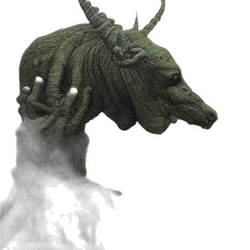 dragon, creature, mask, animal transparent PNG cut-out