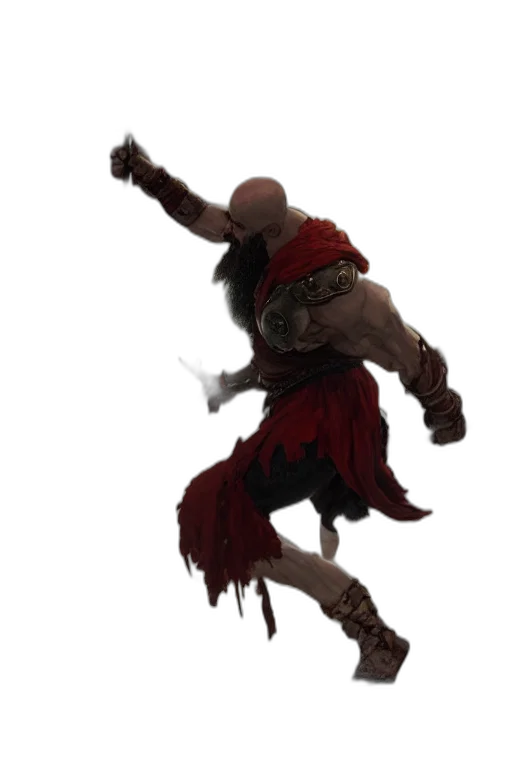 staff, sword, weapon, creature, concept art, fantasy art, 3d render, comic book art transparent PNG cut-out