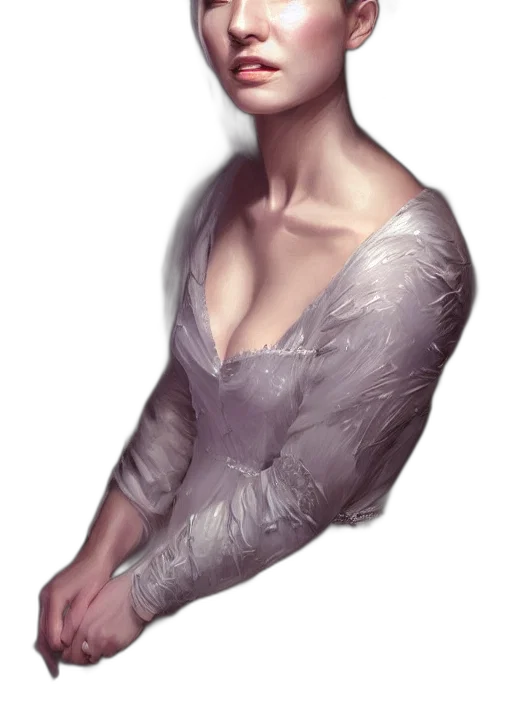 dress, face, jewelry, crown transparent PNG cut-out