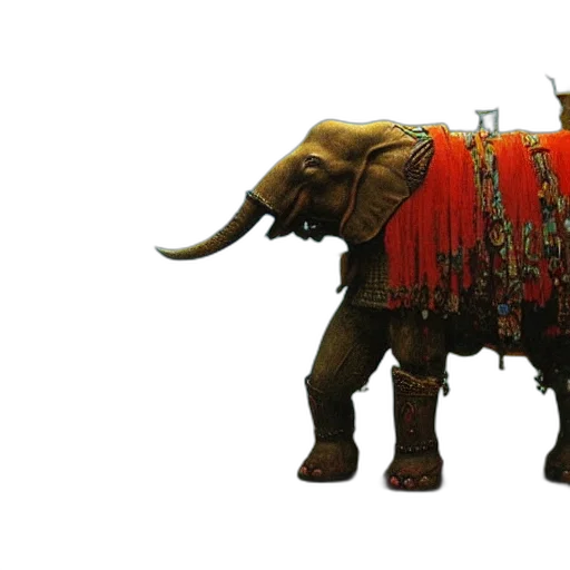 animal, weapon, concept art, 3d render transparent PNG cut-out
