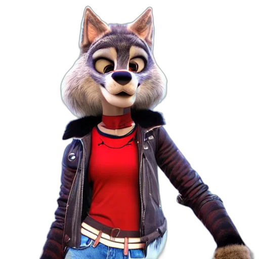 jacket, animal, staff, concept art transparent PNG cut-out