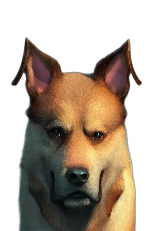 animal, staff, face, creature transparent PNG cut-out