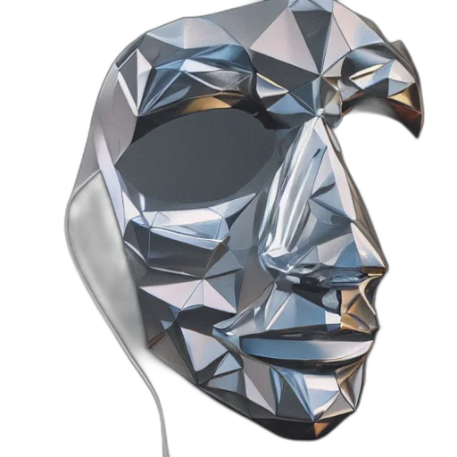 jewelry, crown, mask, hat, 3d render, photorealistic, photograph, crystal transparent PNG cut-out
