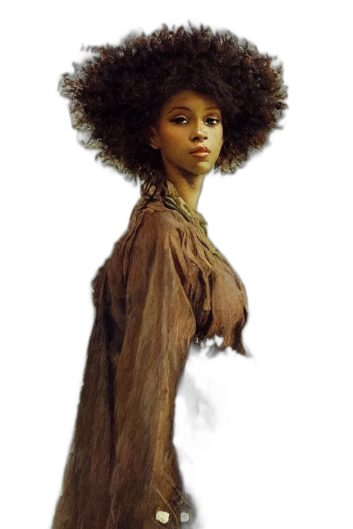 hair, crown, face, dress transparent PNG cut-out