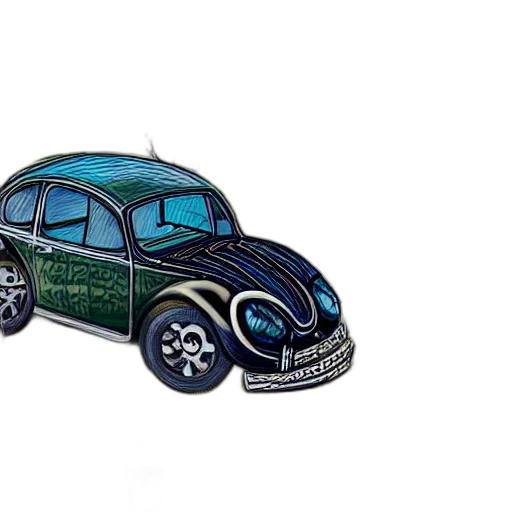 car, 3d render, concept art, photorealistic transparent PNG cut-out