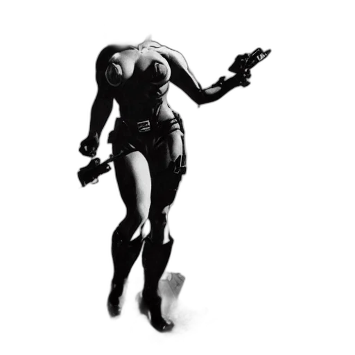 robot, weapon, mask, creature transparent PNG cut-out
