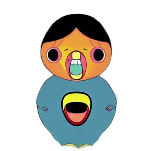 mask, face, creature, staff, cartoon, concept art, 3d render, pixel art transparent PNG cut-out