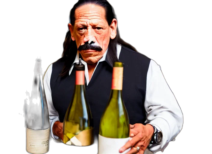 bottle, photorealistic, photo, danny transparent PNG cut-out