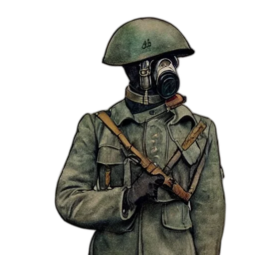 mask, jacket, face, concept art transparent PNG cut-out