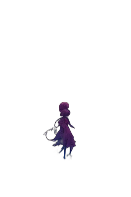 dress, staff, creature, robot transparent PNG cut-out