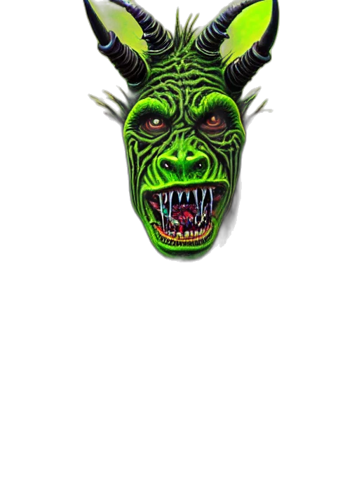 mask, face, creature, staff, 3d render, concept art, photorealistic, fantasy art transparent PNG cut-out