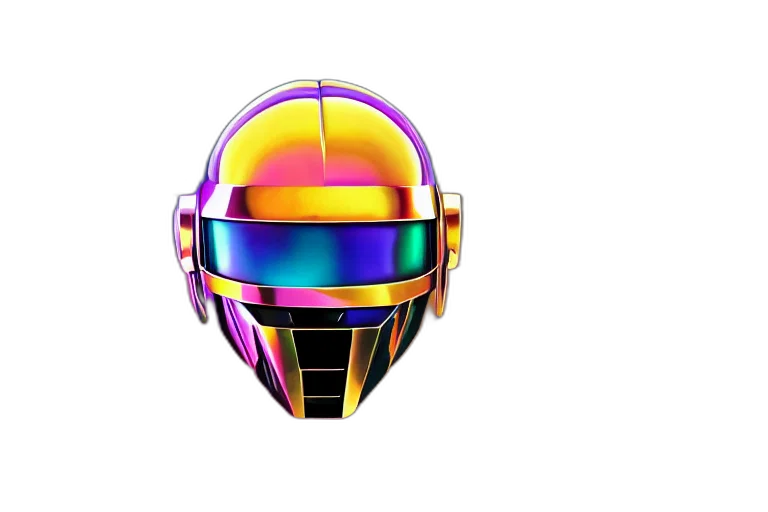 robot, mask, vaporwave, cyberpunk, 3d render, concept art, neon, colorful transparent PNG cut-out