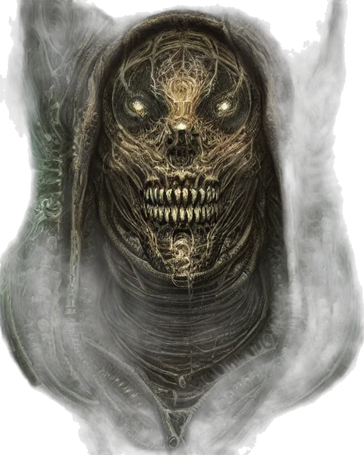 mask, face, creature, crown, concept art, fantasy art, photorealistic, comic book art transparent PNG cut-out