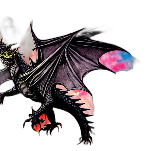 dragon, creature, concept art, fantasy art transparent PNG cut-out