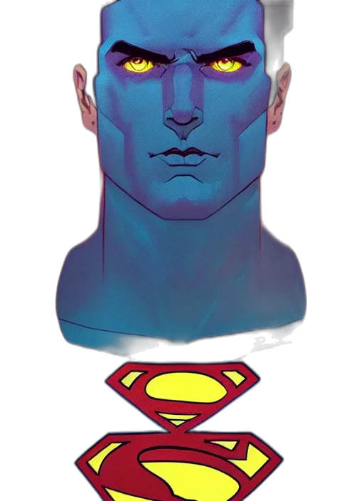 face, mask, comic book art, concept art transparent PNG cut-out