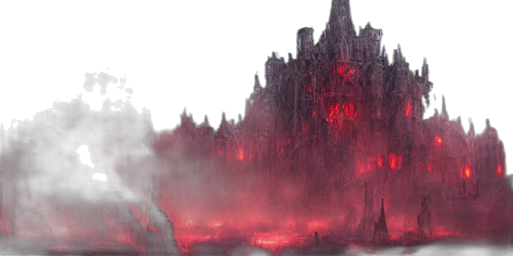 dragon, sword, concept art, fantasy art, pixel art, comic book art, fog, fire transparent PNG cut-out