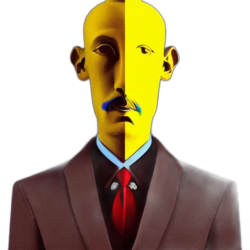mask, face, staff, robot, concept art, cartoon, 3d render, comic book art transparent PNG cut-out