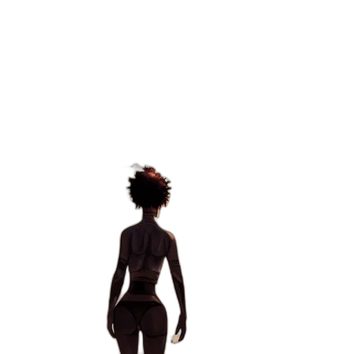 dress, creature, crown, staff transparent PNG cut-out