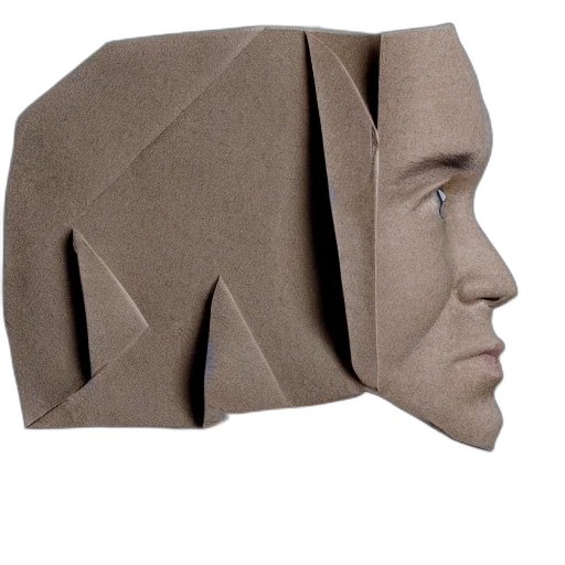 mask, face, hat, furniture, 3d render, photorealistic, concept art, human transparent PNG cut-out